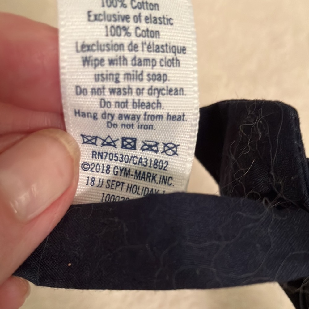 Baby’s headband in Navy - Picture 5 of 5